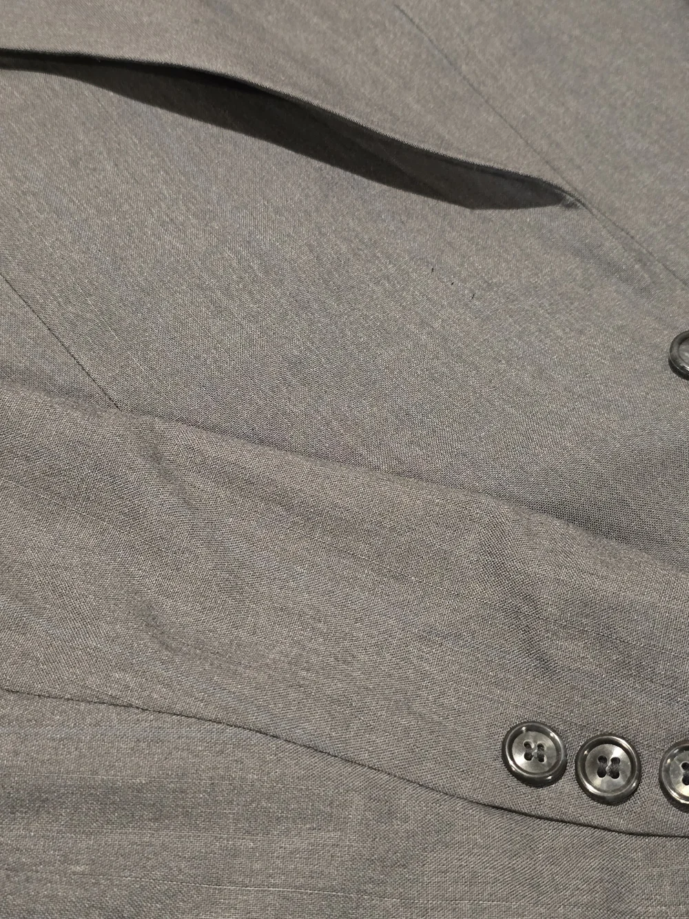 Classic Men's Gray Pinstripe Blazer - Halston 100% Wool